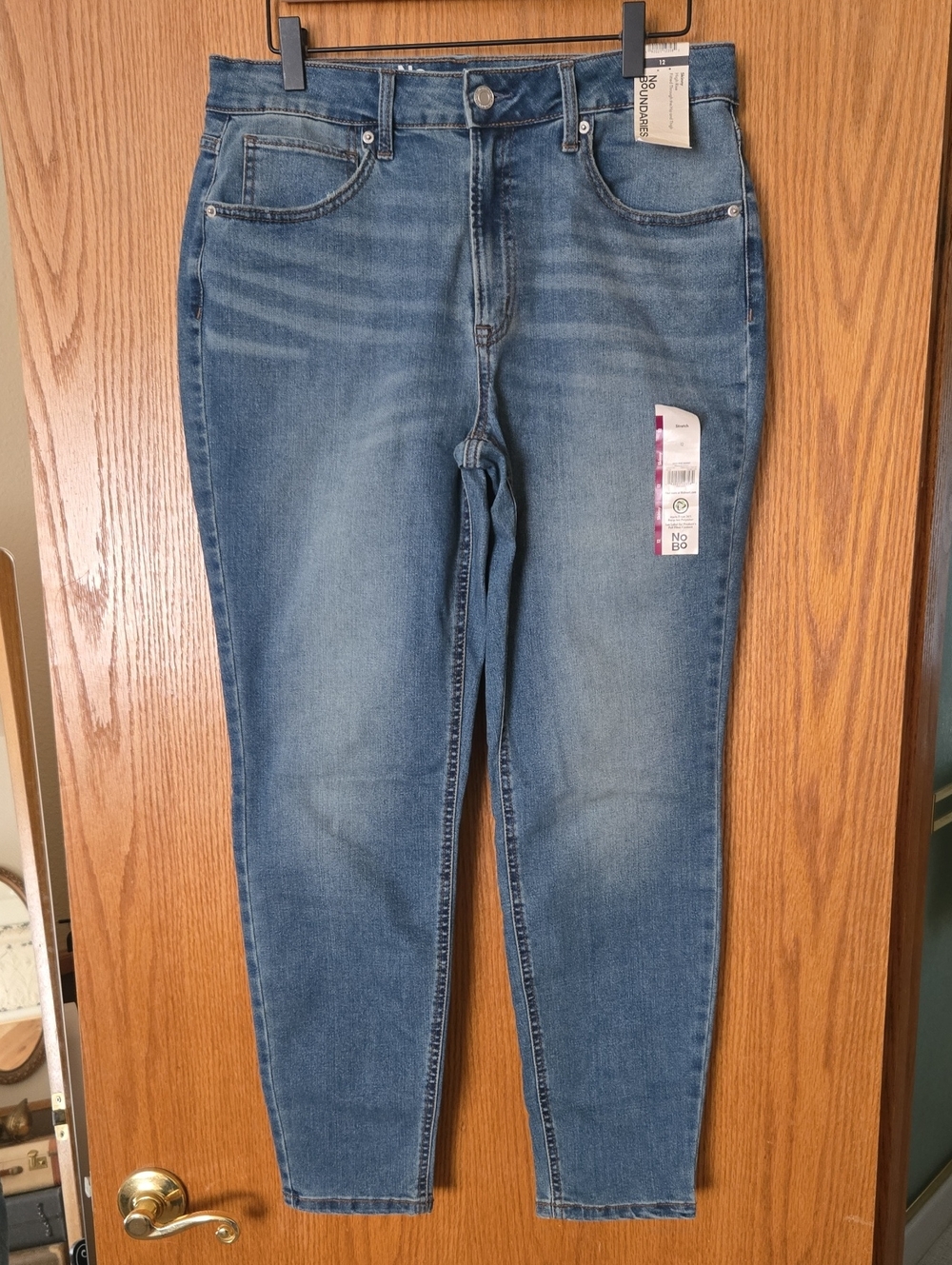 NWT No Boundaries Skinny Jeans Blue 12